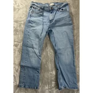 Wrangler Jeans Mens 36x30 Relaxed Boot Lt Wash Western Cowboy Rodeo Casual USA